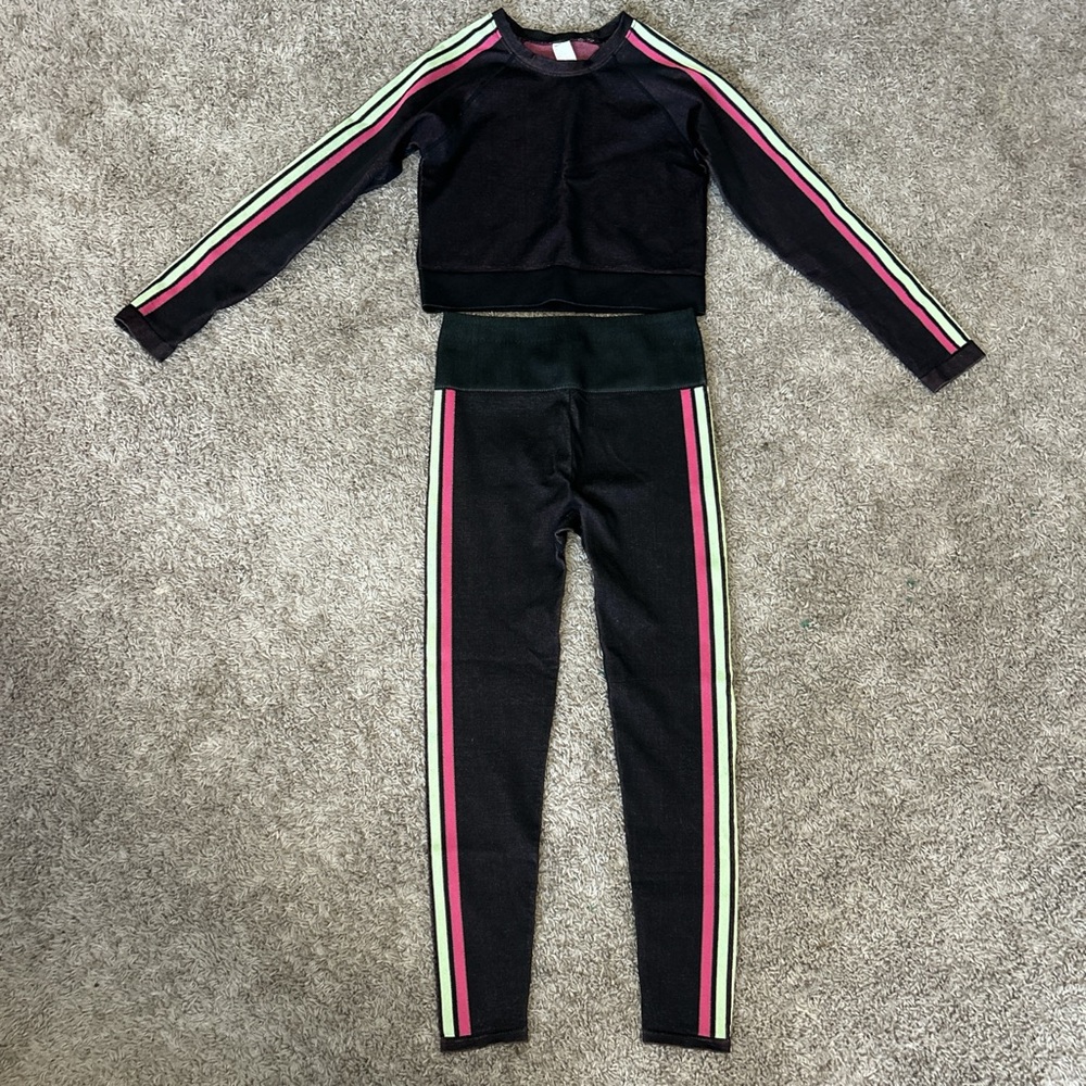 Fabletics Black and Pink Top